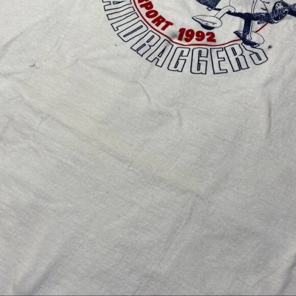 Hanes Beefy T Vintage 1992 Gathering of Tail Draggers Georgetown Airport Shirt S - Picture 4 of 16